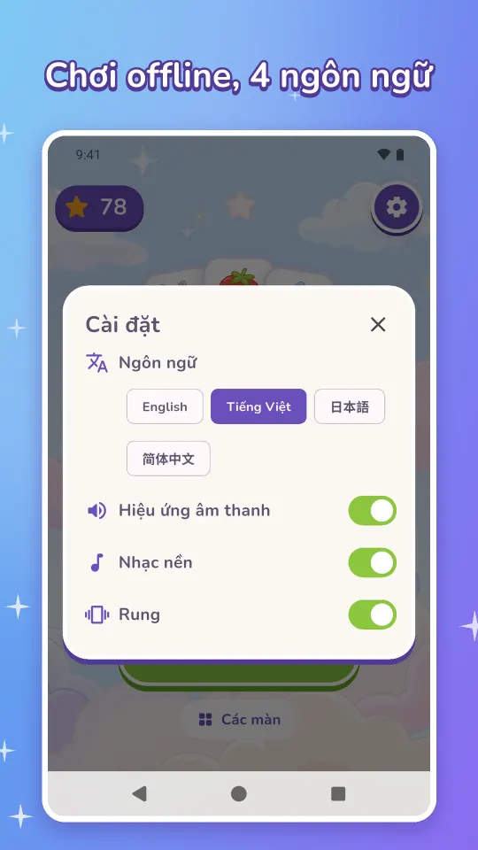 Cài đặt